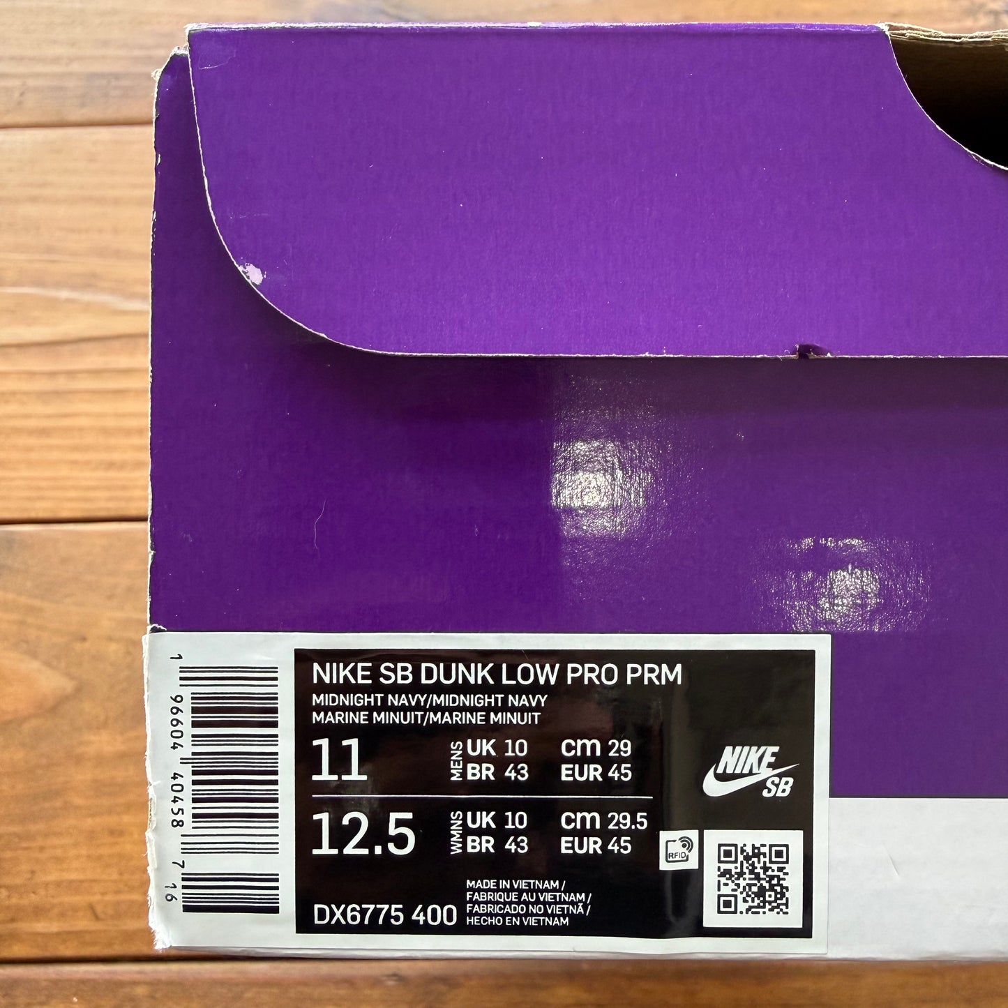 Size 11 - Dunk Low SB 'Navy Desert Ochre' (Used)