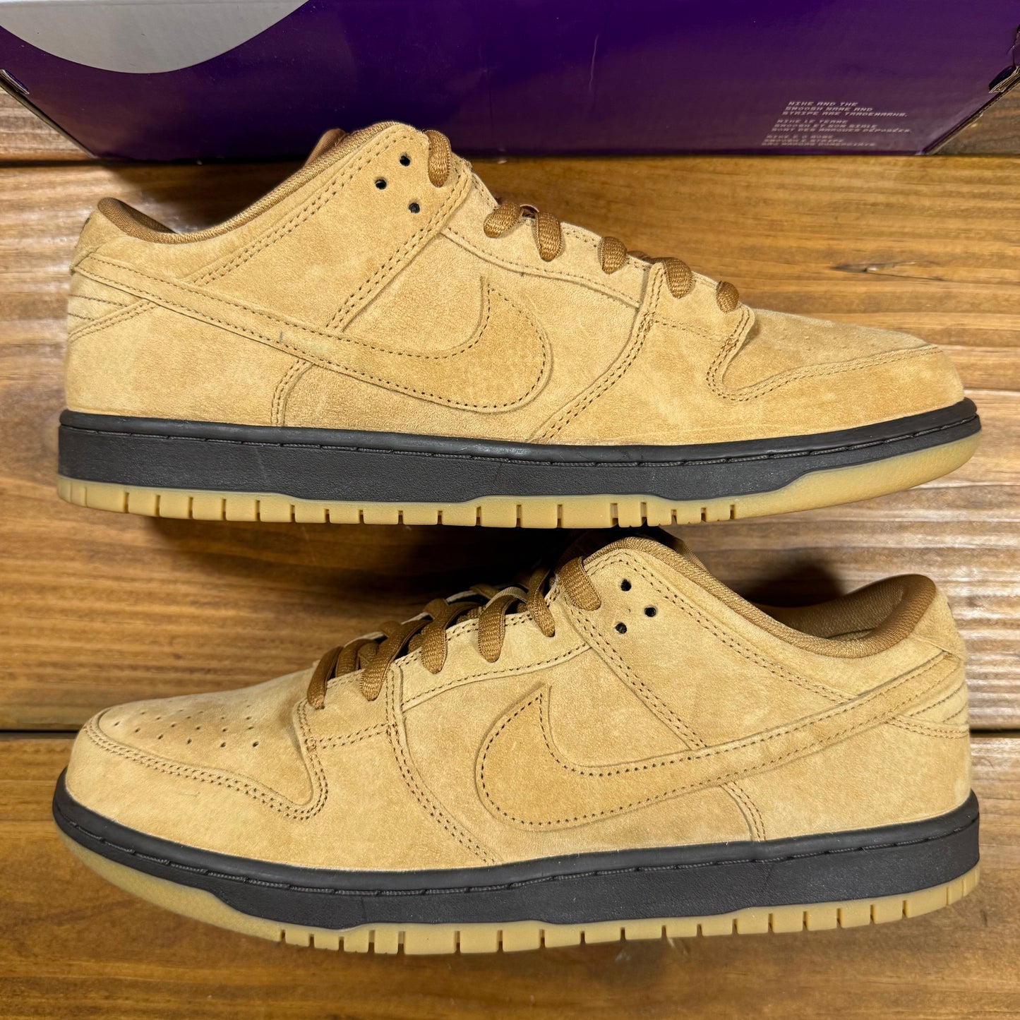SIZE 12 - Dunk Low Pro SB 'Wheat Mocha' (Used)