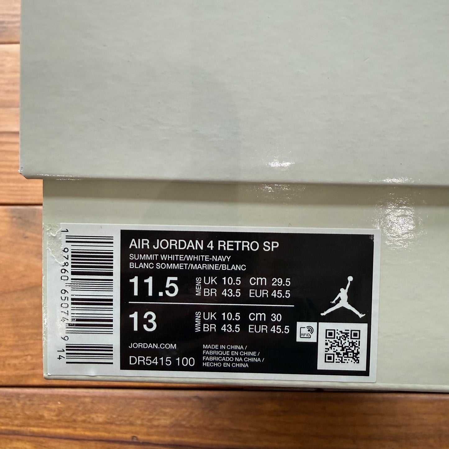 Größe 45,5 - Nike SB x Jordan 4 Retro SP 'Navy' (Gebraucht)