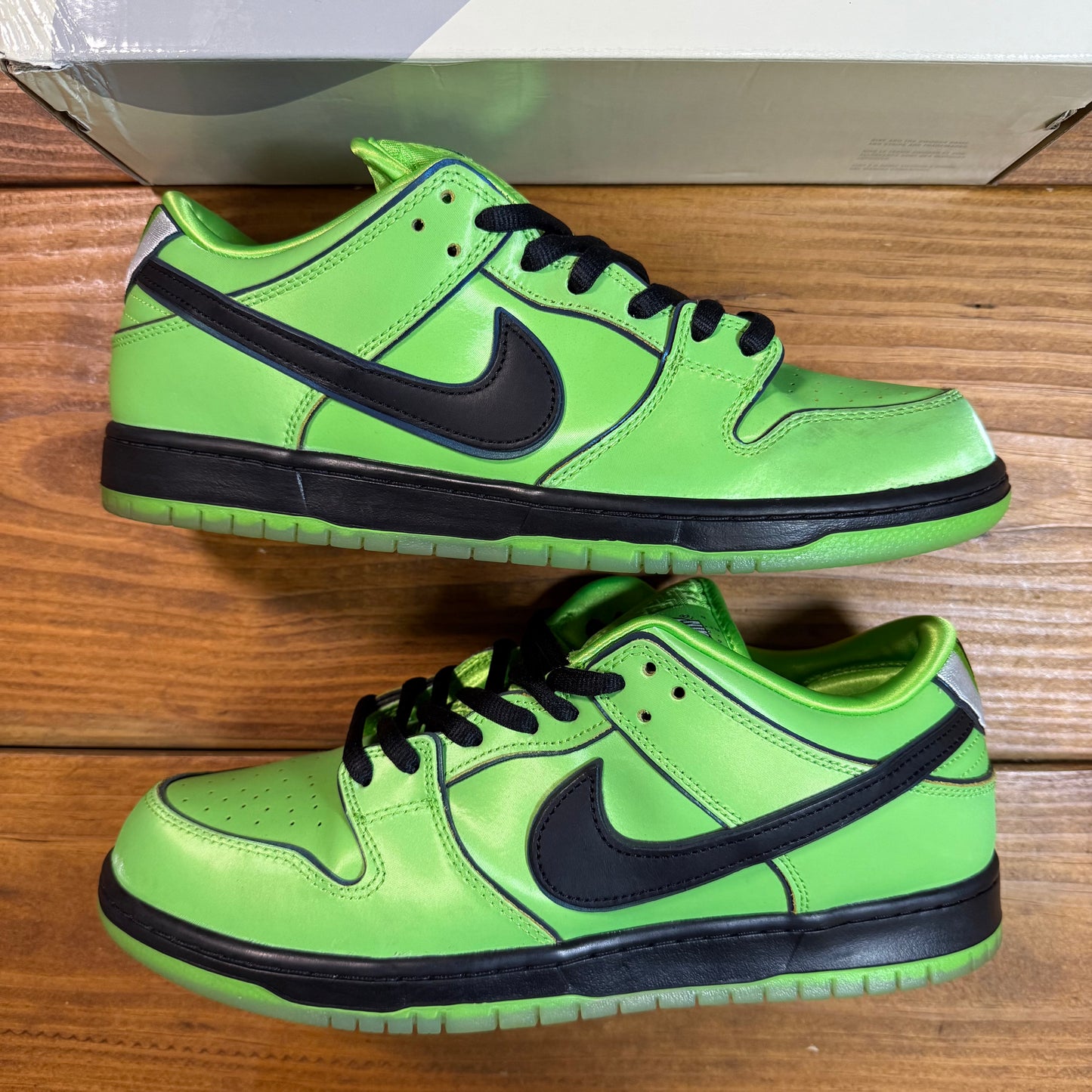 Size 12 - The Powerpuff Girls x Dunk Low Pro SB QS 'Buttercup' (Used)