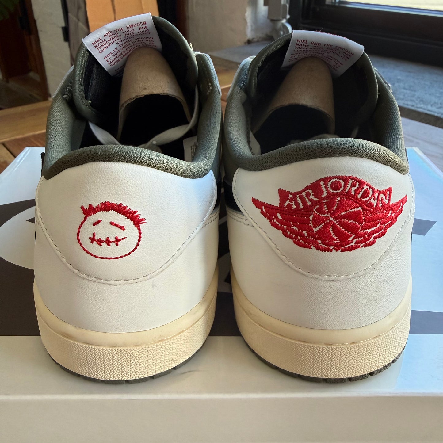 SIZE 11 - Travis Scott x Jordan 1 Low OG SP 'Reverse Olive / Medium Olive' (Used)