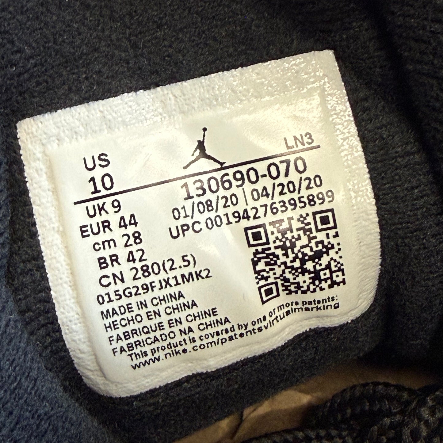 Size 10 - Jordan 12 Retro 'University Gold' (Used/No Box)