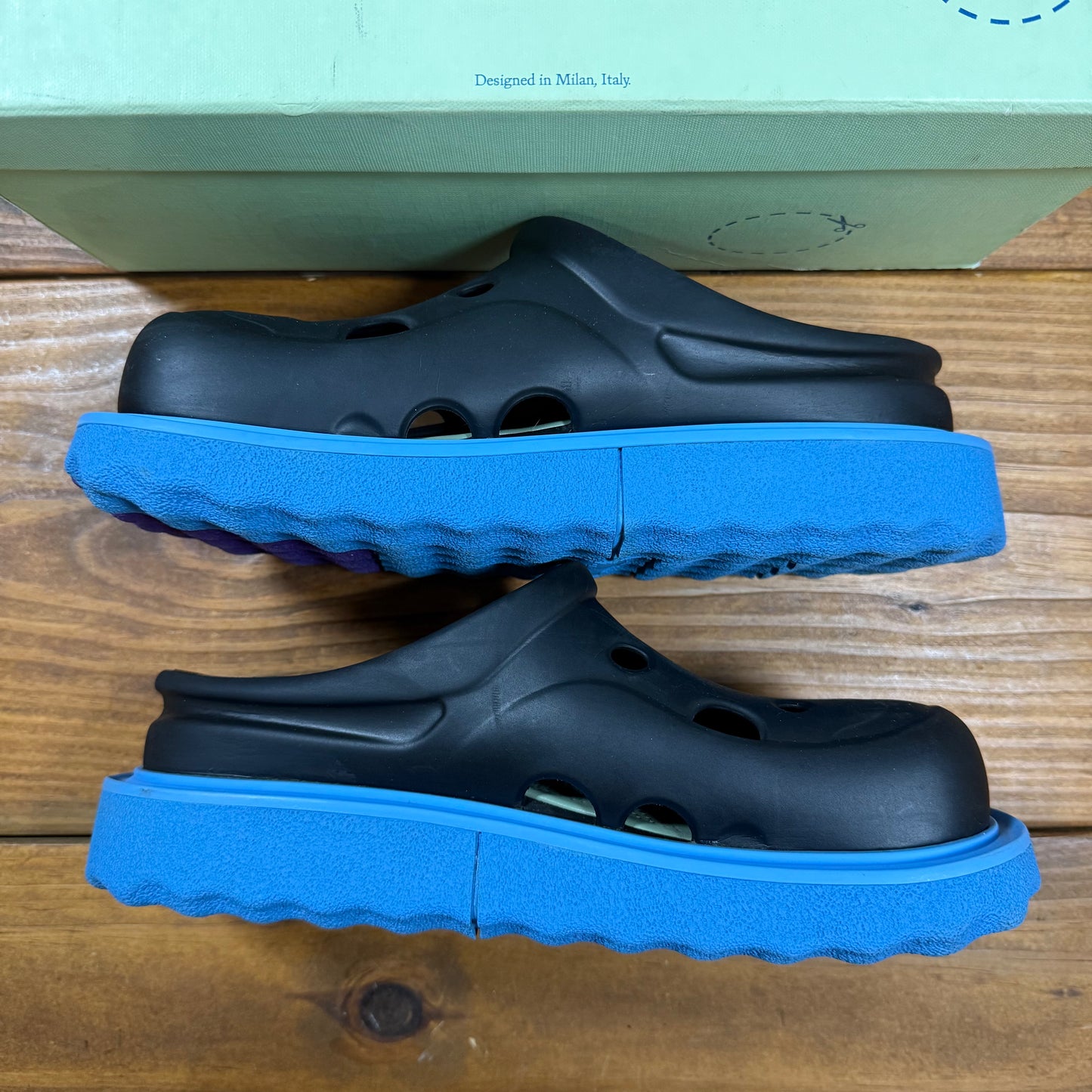 SIZE 42 - Off-White Spongesole Meteor Slipper (Used)