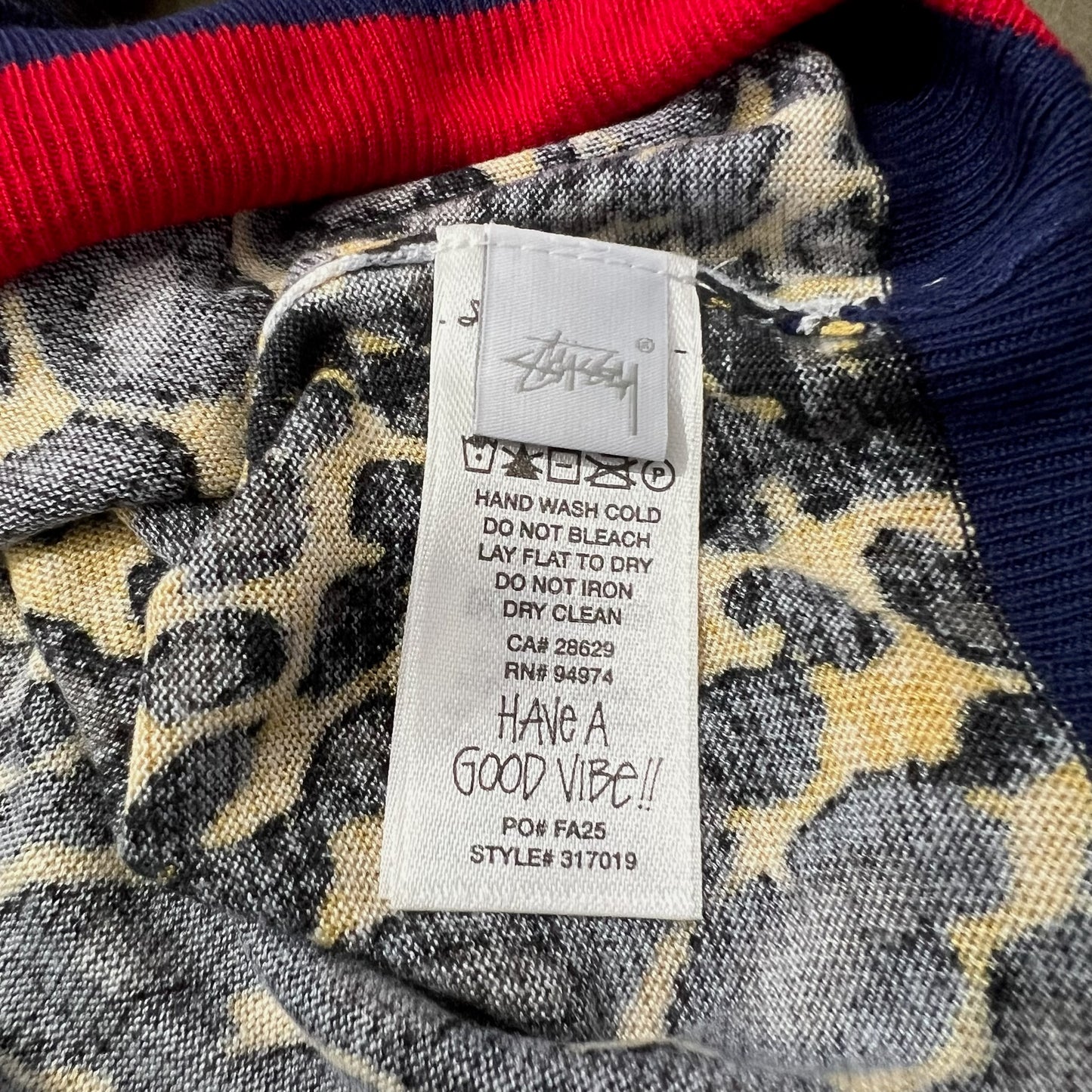 Stussy Wales Bonner Leopard Sweater