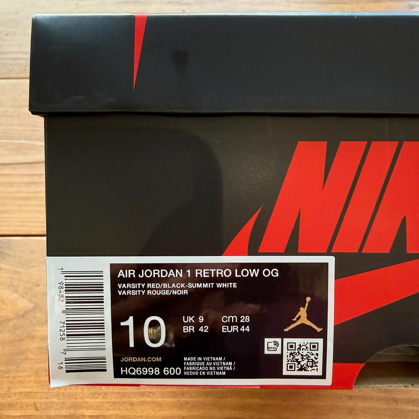 SIZE 10 - Jordan 1 Retro Low OG 'Chicago' 2025 (Used)