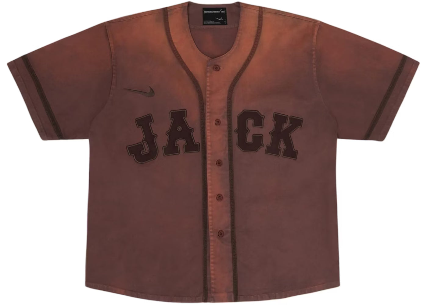 Travis Scott Cactus Jack x Fragment x Nike Tokyo Jack Retro Baseball Trikot