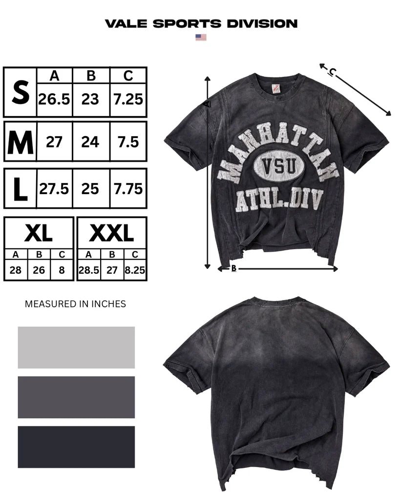 Vale Forever Manhattan Thrashed Tee - Small