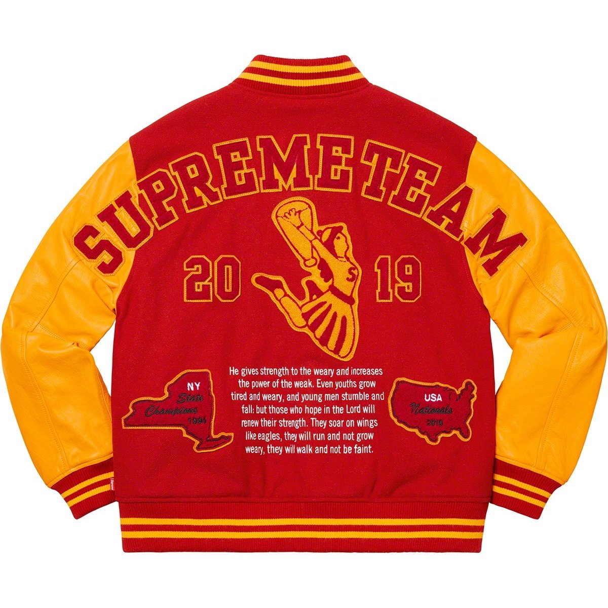Supreme Team Varsity Jacket FW19