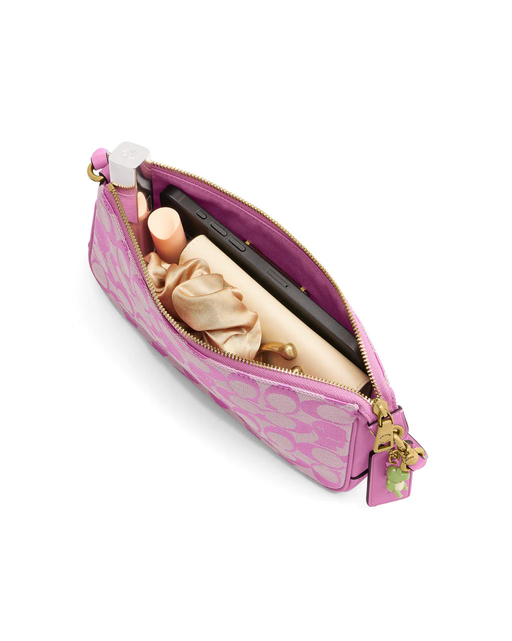 Brain Dead x Coach Signature Jacquard Plaza Bag - Fuchsia