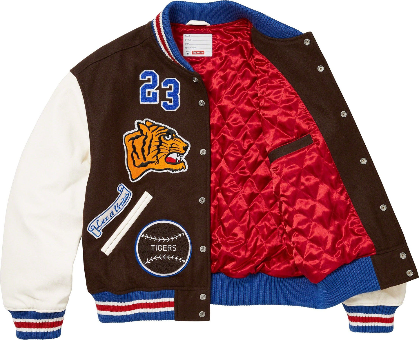 Supreme Tiger Varsity Jacket (FW23)