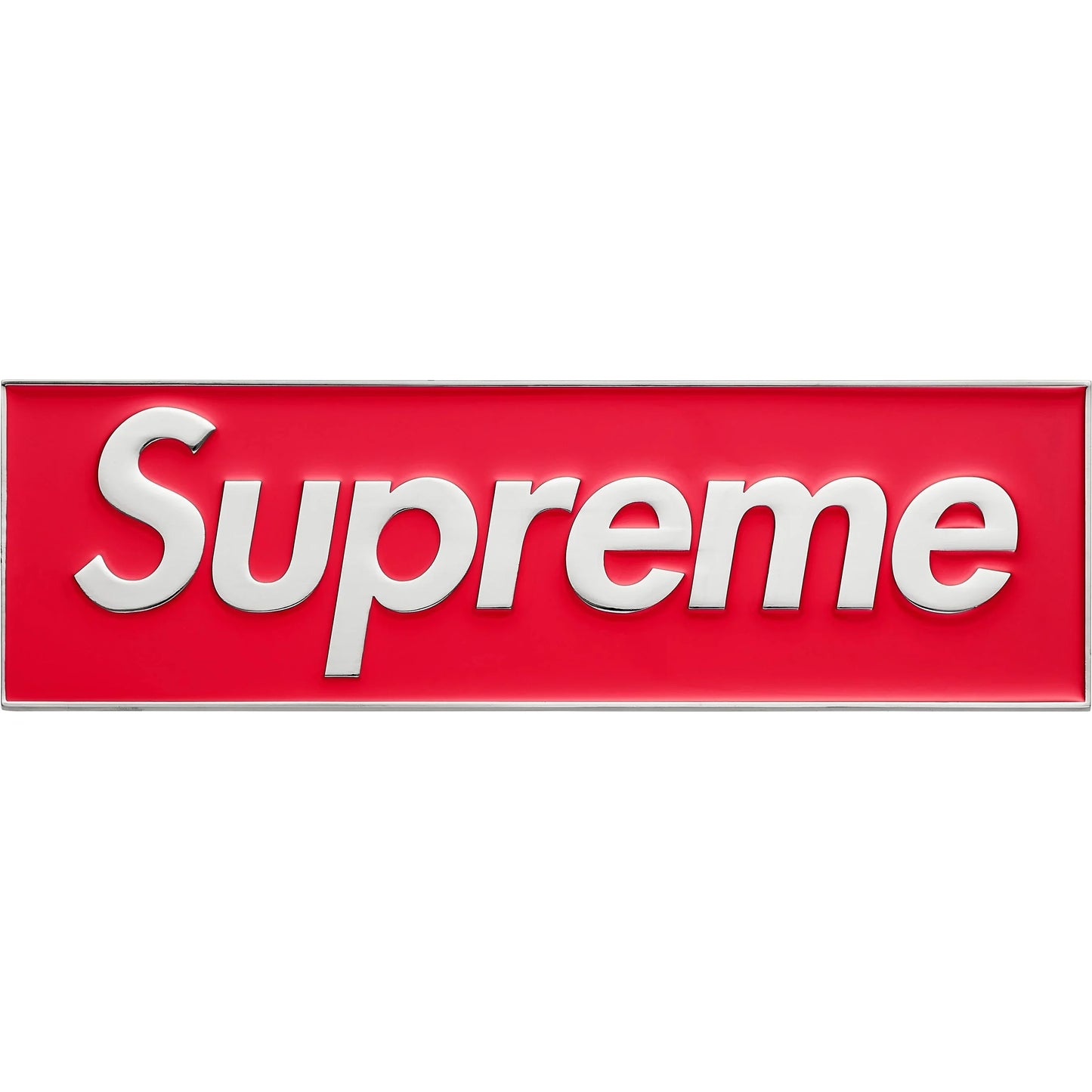 Supreme Box Logo Car Emblem 'Red'