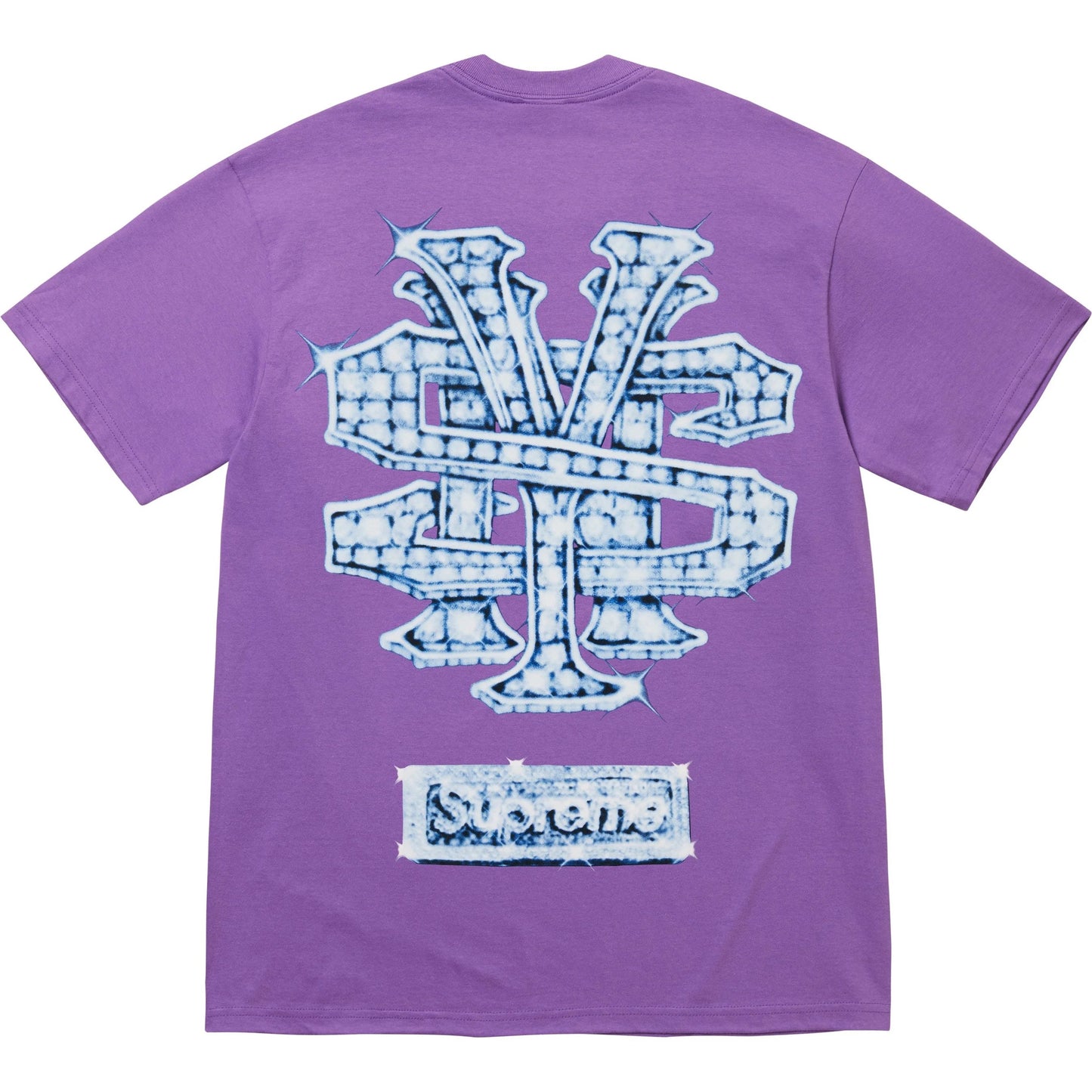 Supreme Snowman Tee 'Purple'