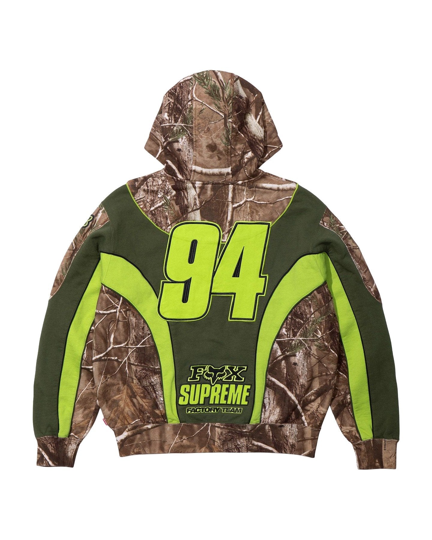 Supreme®/Fox Racing® Zip Up Hooded Sweatshirt