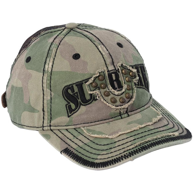 Supreme®/True Religion® Mesh Back 6-Panel 'Olive Camo'