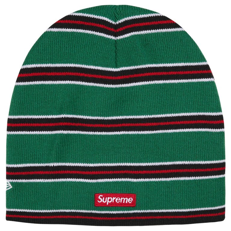 Supreme New Era® Stripe Beanie 'Green'