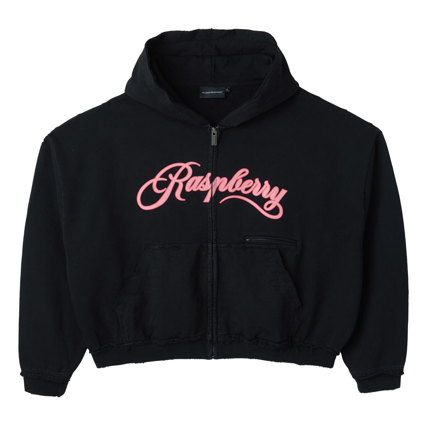 Raspberry Hills Zip Up - Pink Logo