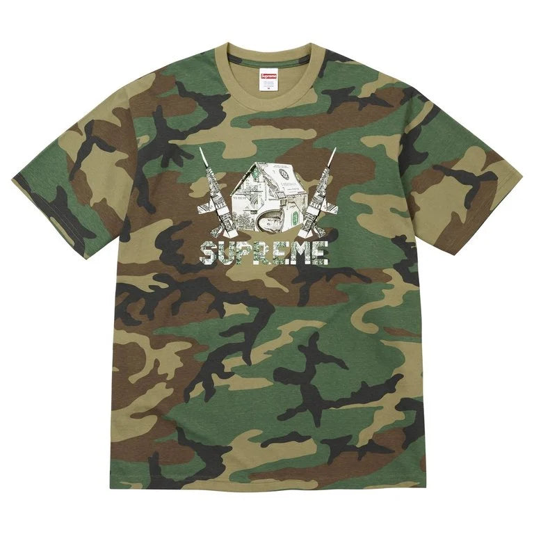 Supreme Origami T-Shirt „Woodland Camo“