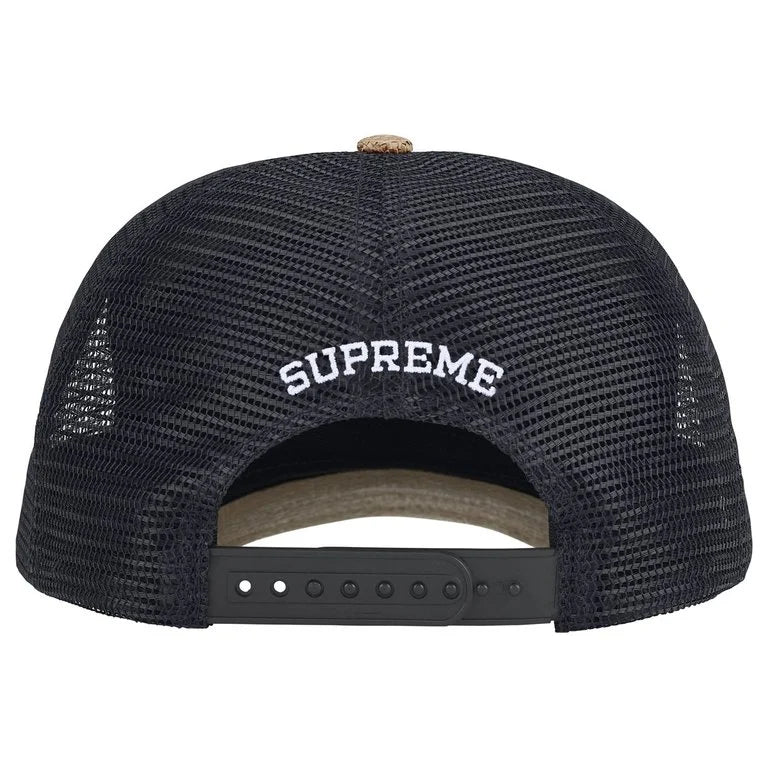 Supreme Raffia Mesh Back 5-Panel 'Tan'