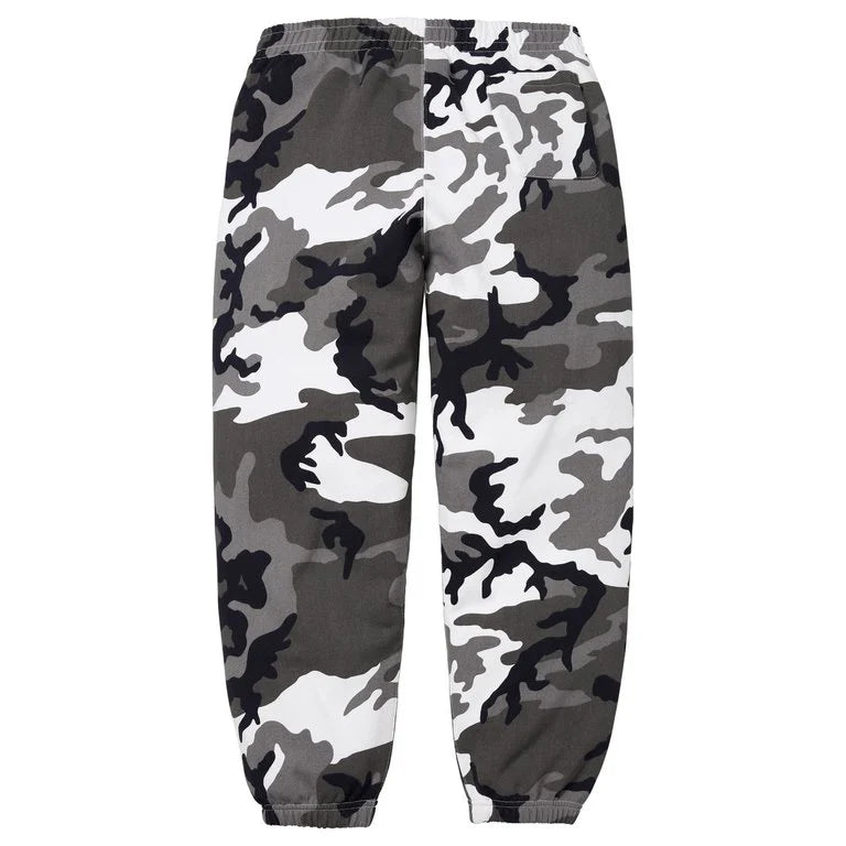 Supreme Satin Appliqué Sweatpant 'Snow Camo'