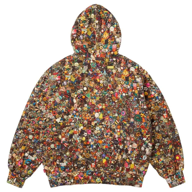 Supreme/Mike Kelley Kapuzenpullover mit Reißverschluss