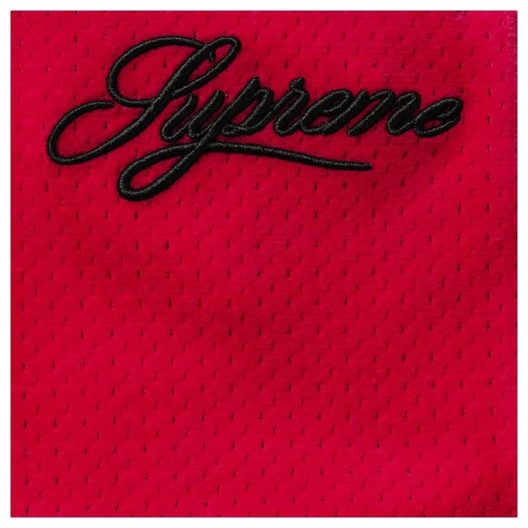 Supreme Velour Mesh Track Pant „Red“