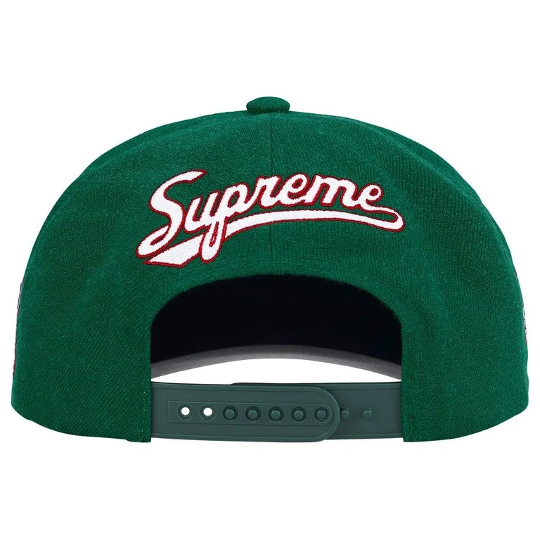 Supreme World Famous S Logo 6-Panel 'Dunkelgrün'