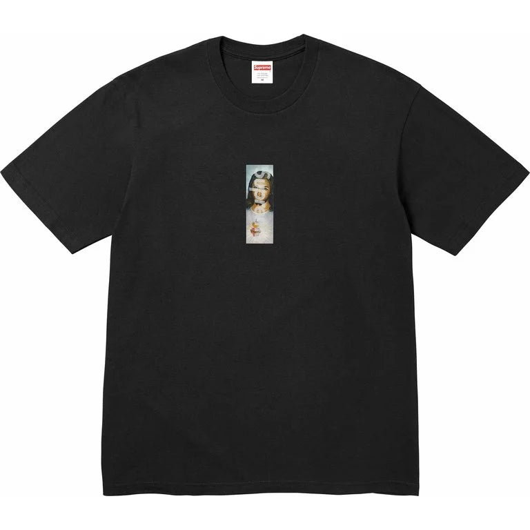 XXL - Supreme Prayer Card Box Logo Tee 'Black'