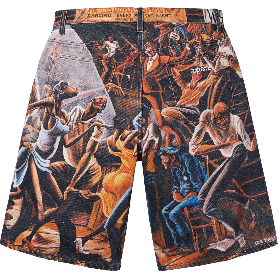 Supreme/Ernie Barnes Baggy Denim Short