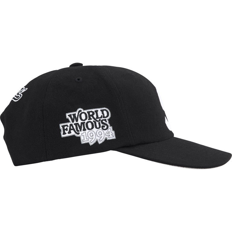 Supreme World Famous S Logo 6-Panel 'Black'