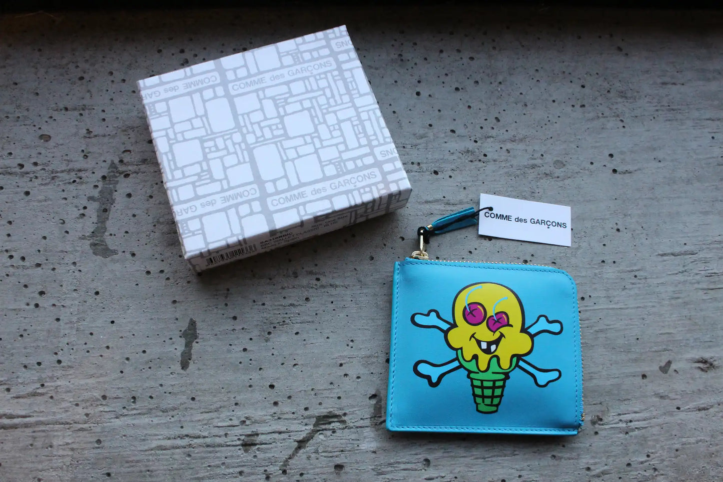 BILLIONAIRE BOYS CLUB X CDG CLASSIC WALLET (BLUE)