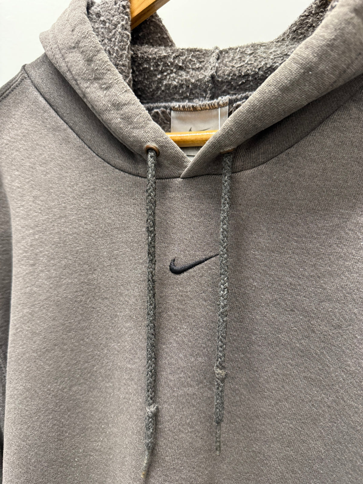 Vintage Nike Center Swoosh Hoodie - Large