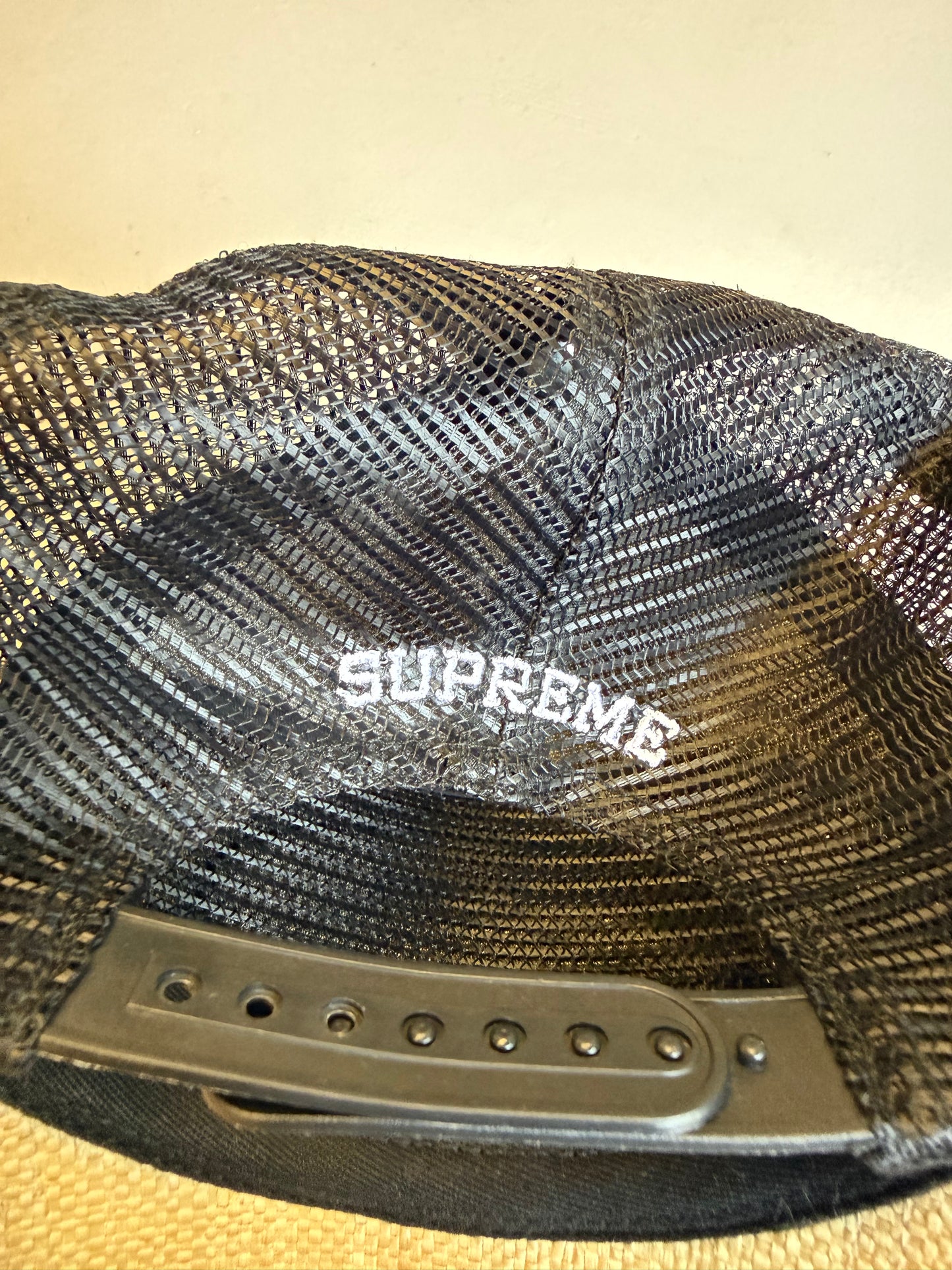 Supreme Raffia Mesh Back 5-Panel Hat 'Woodland Camo' (Pre-Owned)