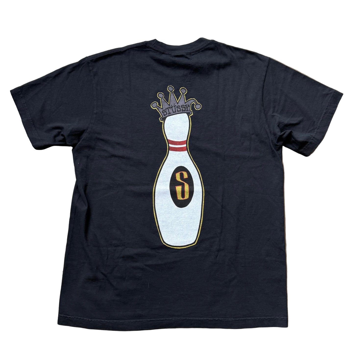 Stussy Kingpin Pigment Dyed Tee 'Black'