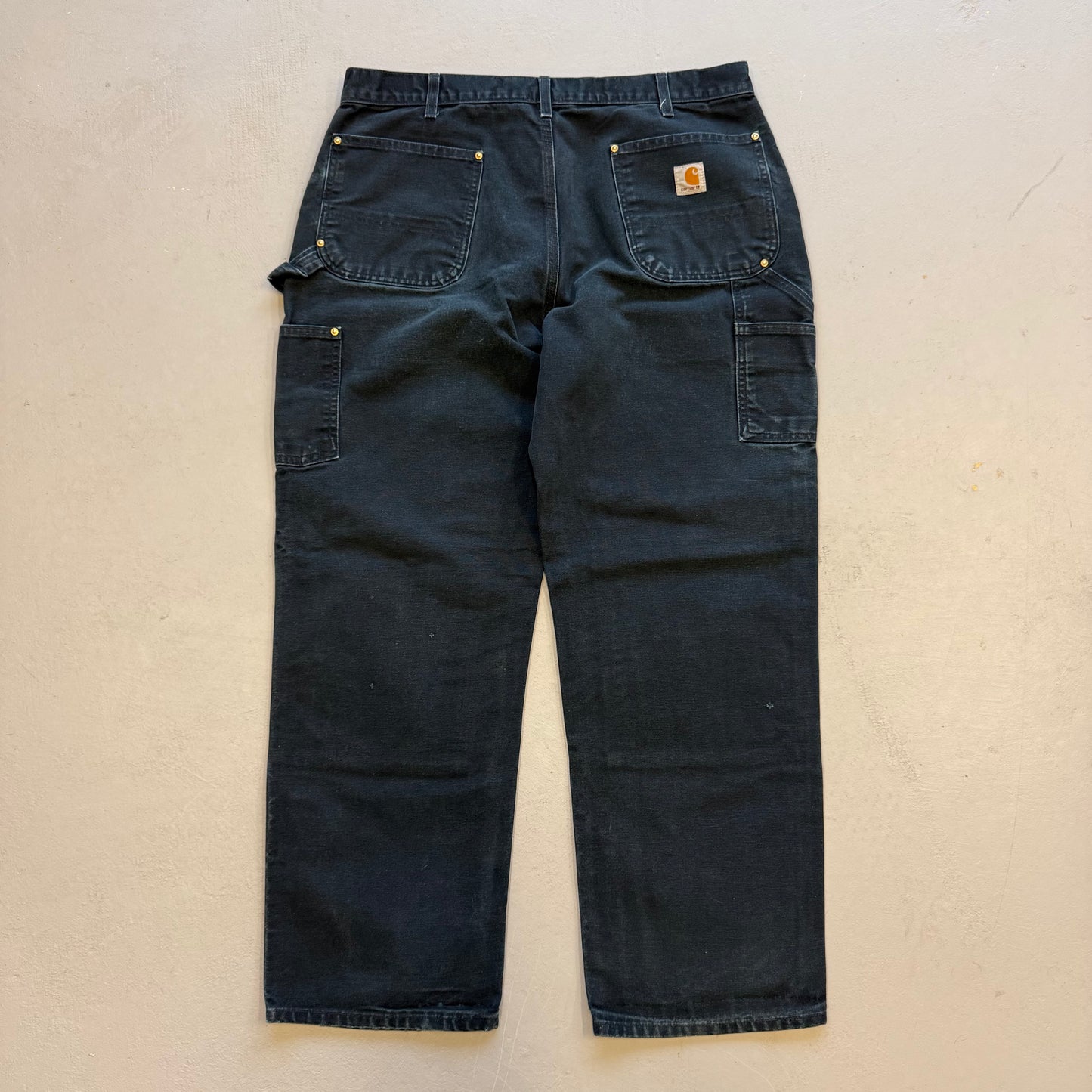 Size 38x30 - Vintage Carhartt Double Knee Pants 'Black'