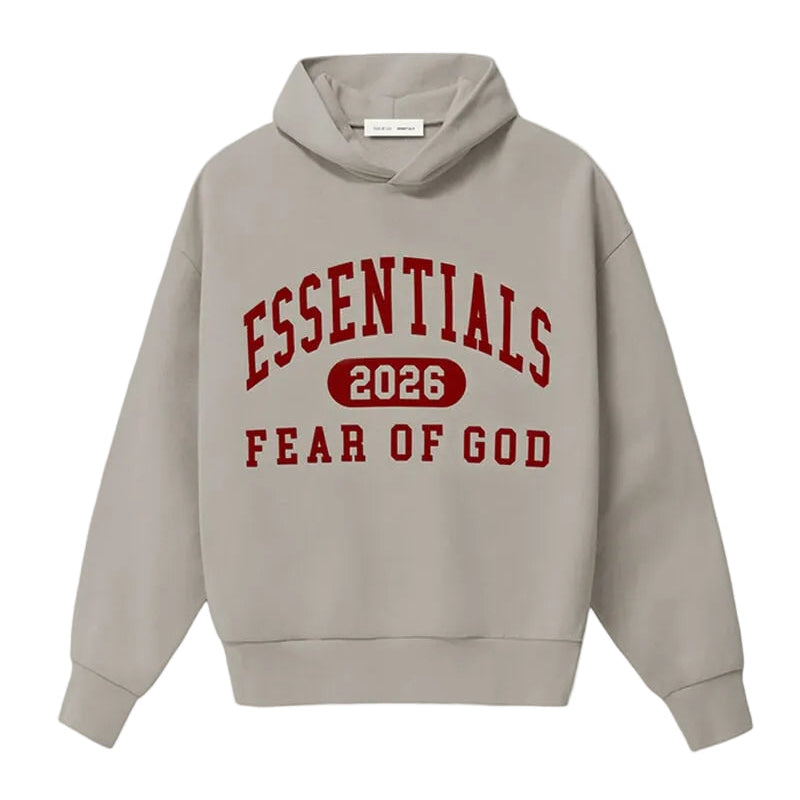 Fear of God ESSENTIALS Smoke Grey Classic Fit Hoodie