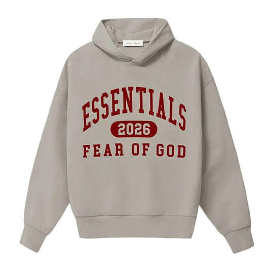 Fear of God ESSENTIALS Smoke Grey Classic Fit Hoodie