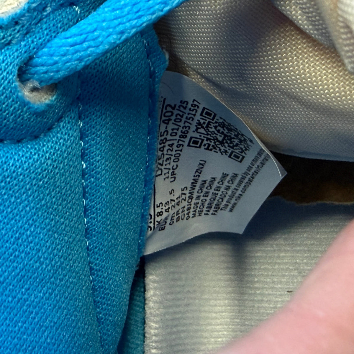 Jordan 1 Retro High OG 'UNC Reimagined' (Used) - Size 9.5