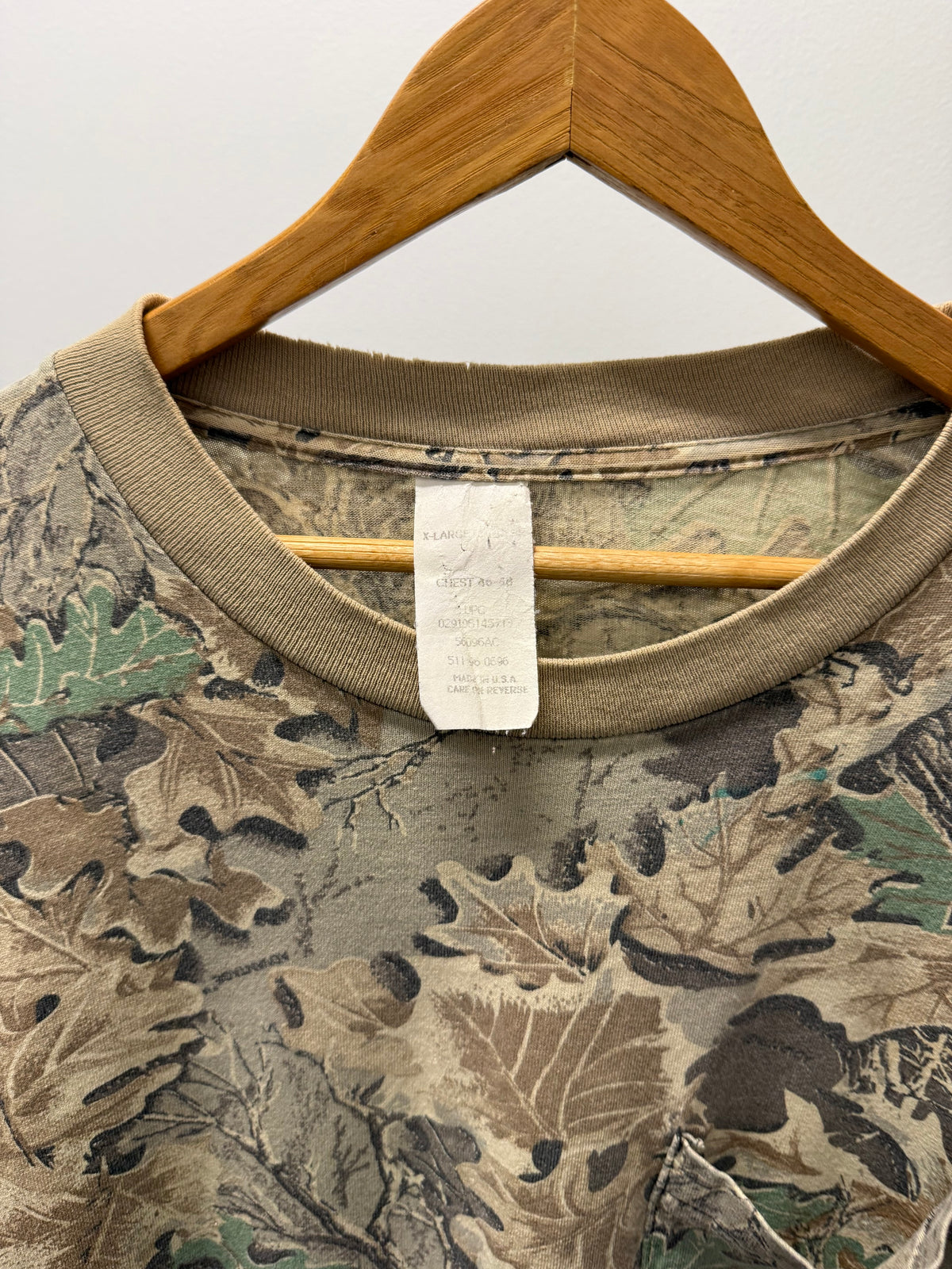 Vintage Camo Pocket Longsleeve - XL