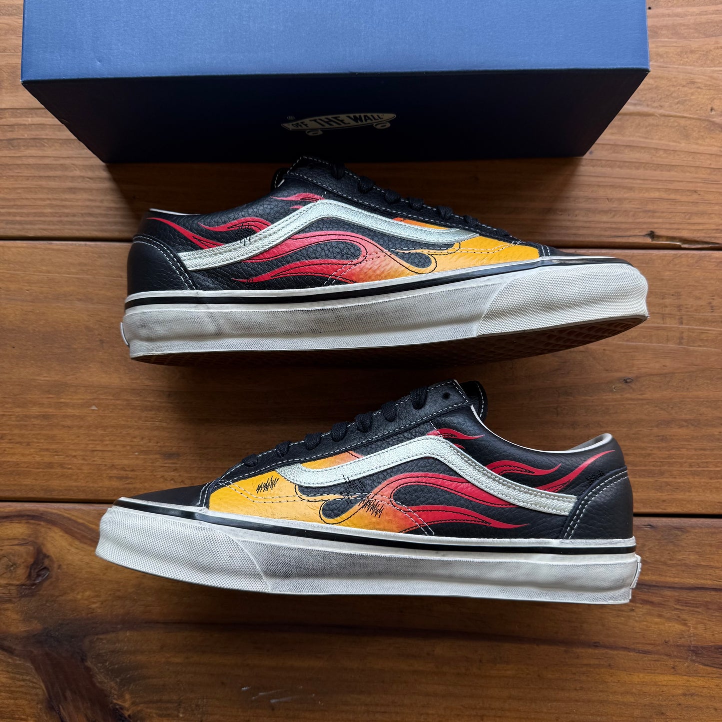 Talla 12 - Vans Old Skool LX 'Archive Flame Black' (Usado)