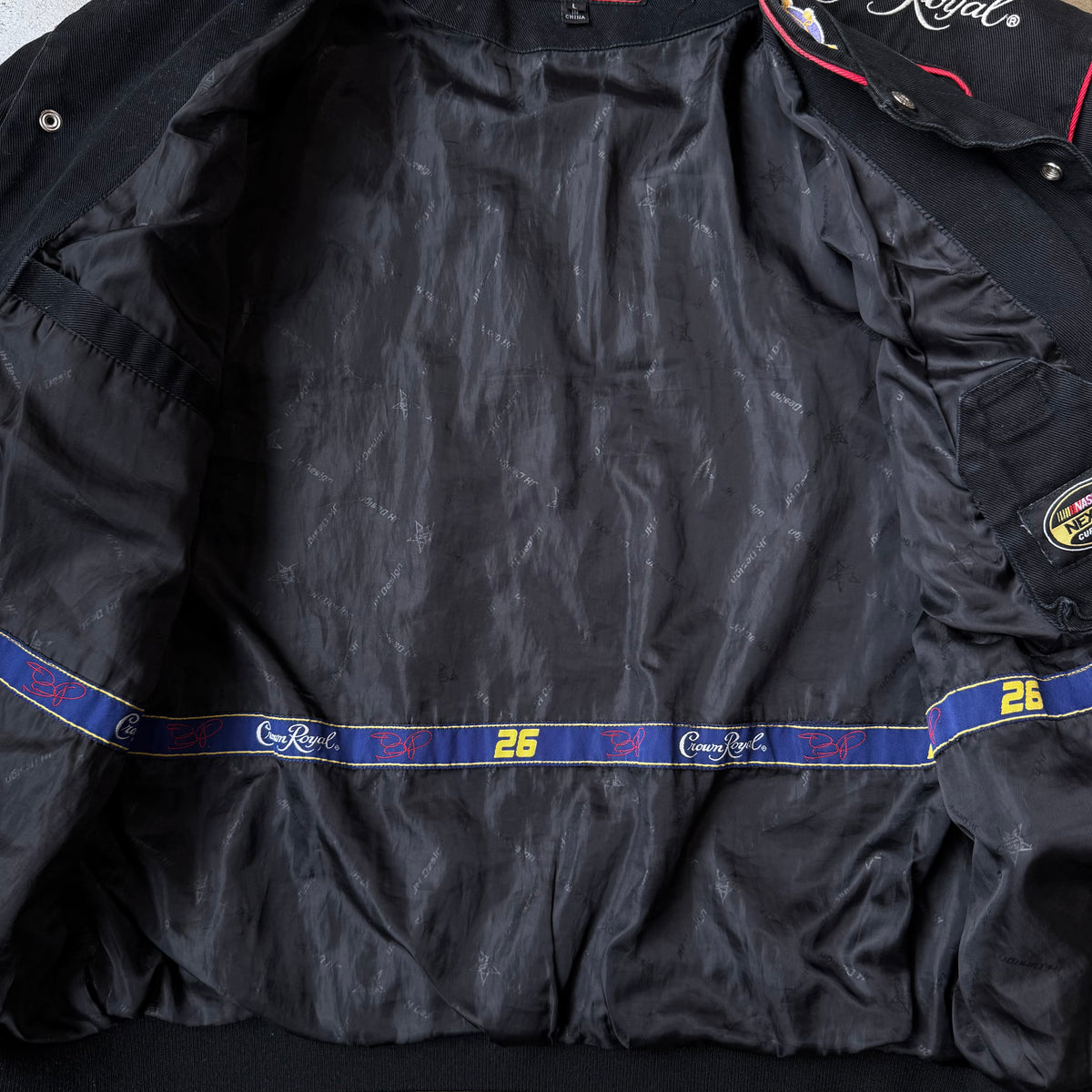 Large - Vintage Crown Royal Nascar Jacket
