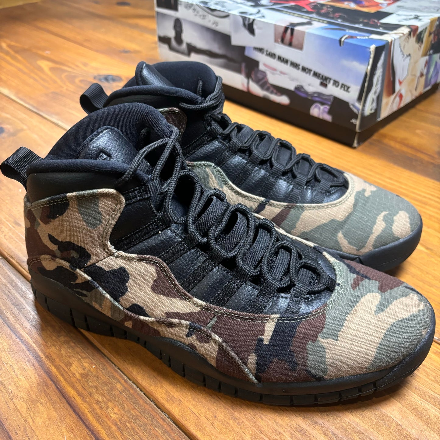 Jordan 10 Retro 'Woodland Camo' (Used)