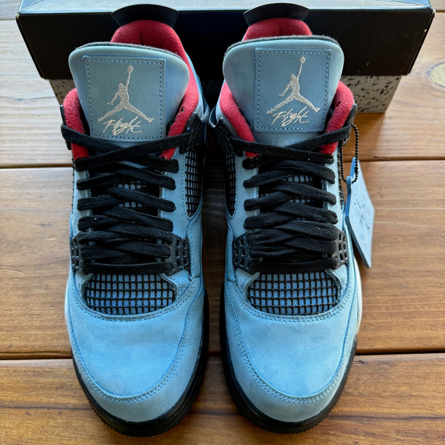 Size 9.5 - Travis Scott x Jordan 4 Retro 'Cactus Jack' (Used)