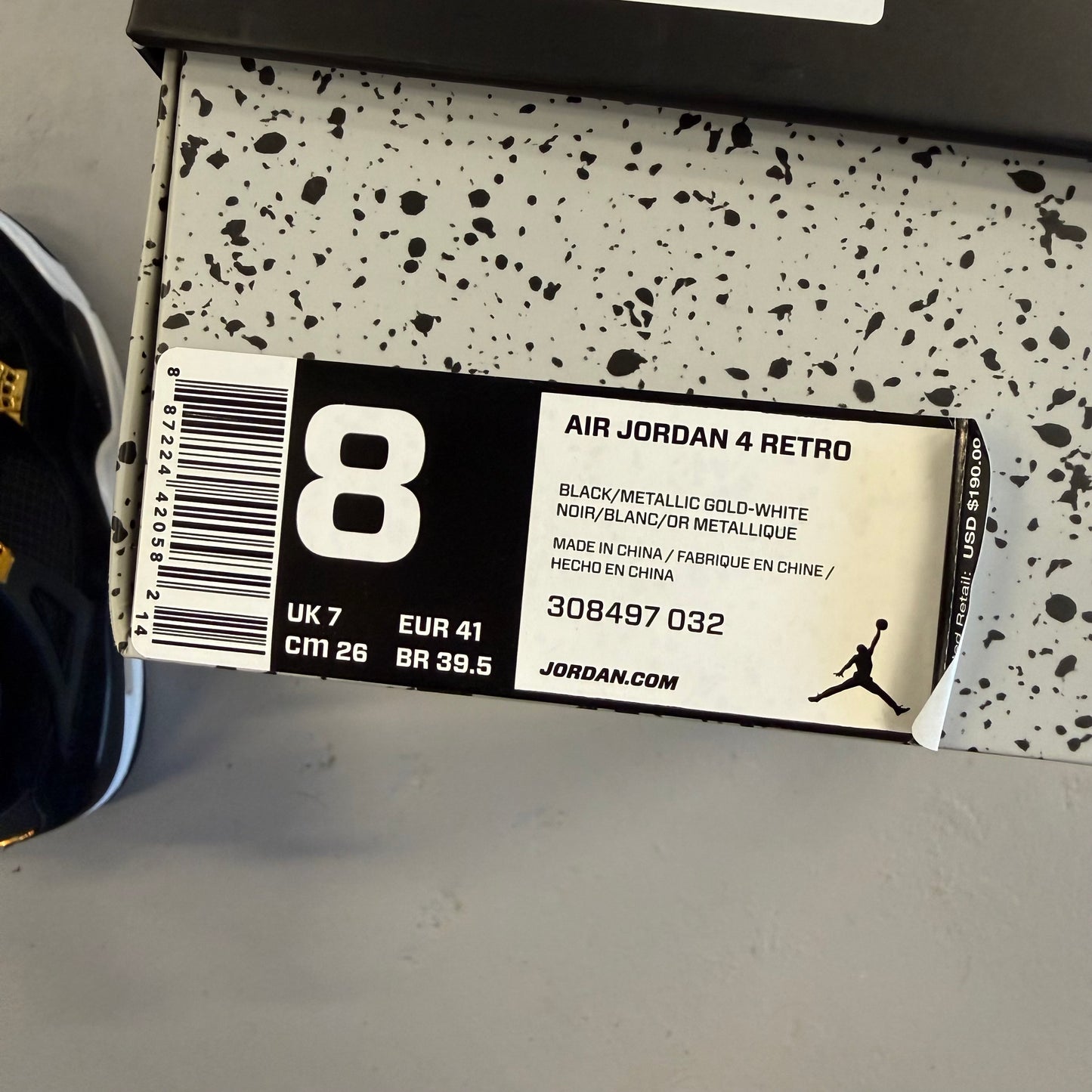 Size 8 - Jordan 4 Retro 'Royalty' (Used)