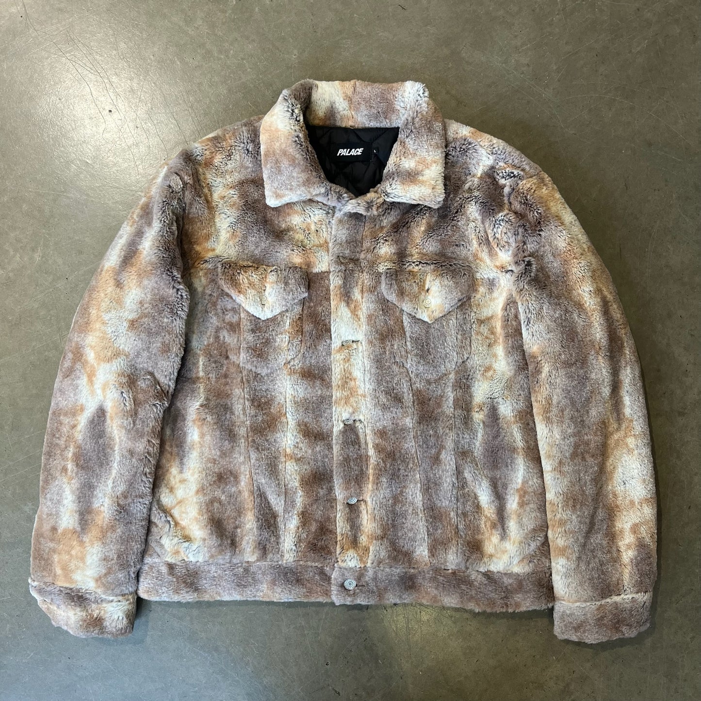 LARGE - Palace Furry Trucker Jacket (Used)