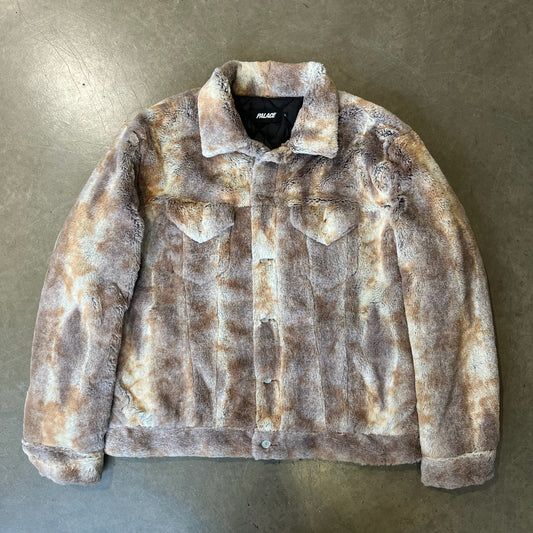 LARGE - Palace Furry Trucker Jacket (Used)