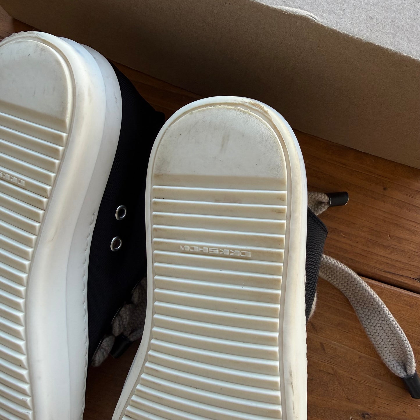 Größe 41 - Rick Owens DRKSHDW Jumbo Lace Low (Gebraucht)