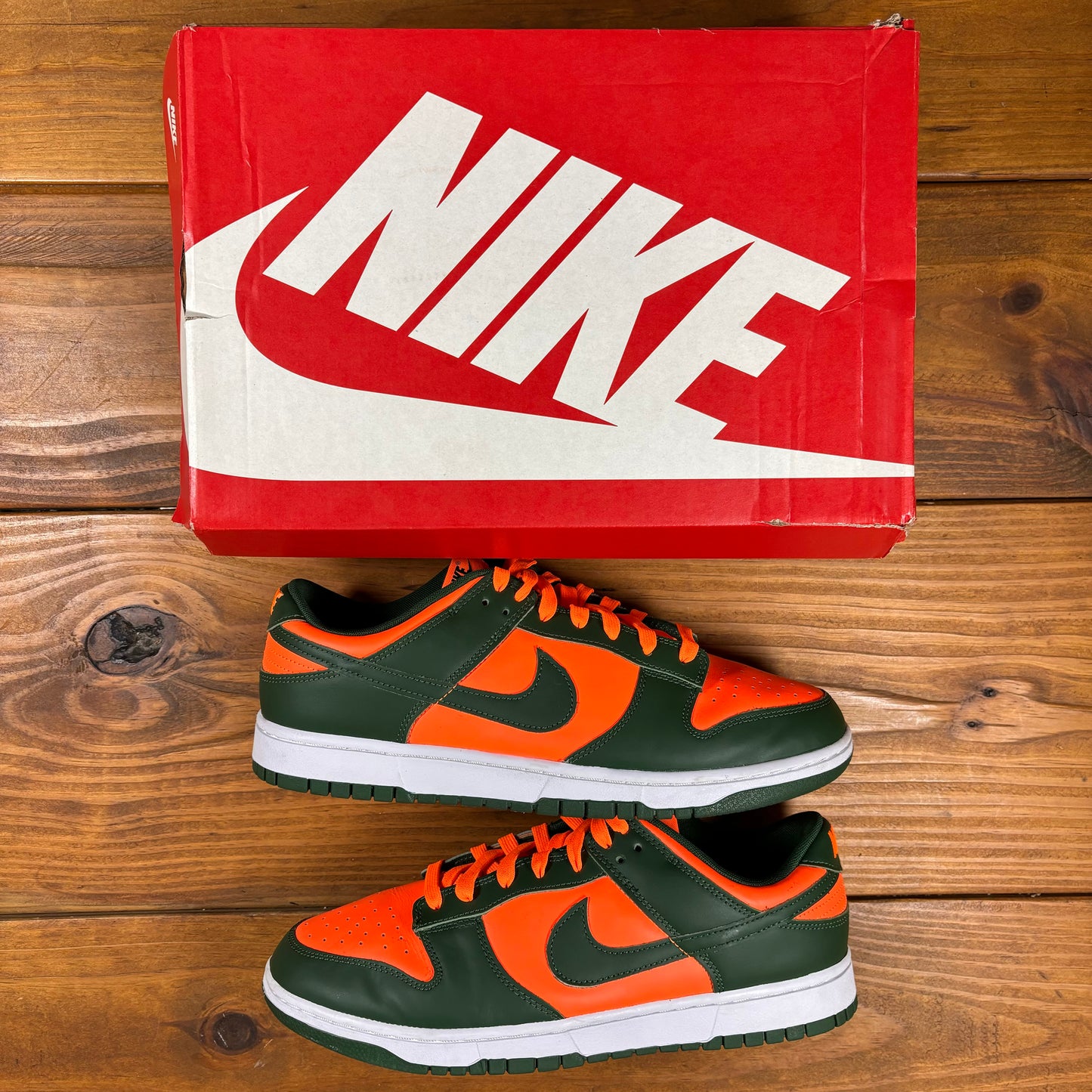 Dunk Low 'Miami Hurricanes' (Used)