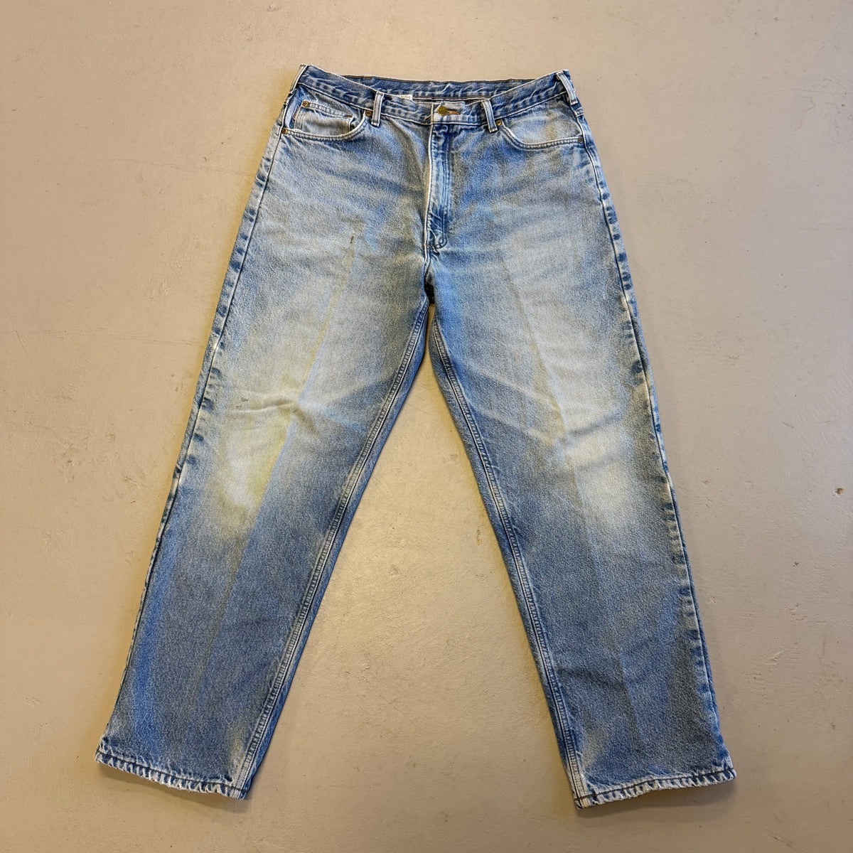 Vintage Carhartt Blanket-lined Carpenter Denim - Size 38x32