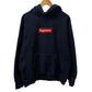 Large - Supreme Box Logo Hooded Sweatshirt - FW24 'Navy' (Pre-Owned)