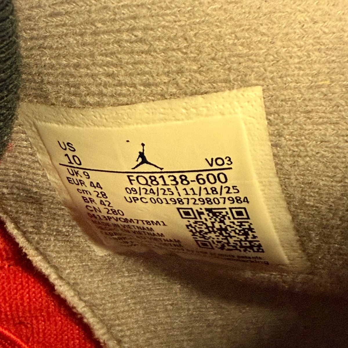 Size 10 - Jordan 4 Retro 'Toro Bravo' 2026 (Used)